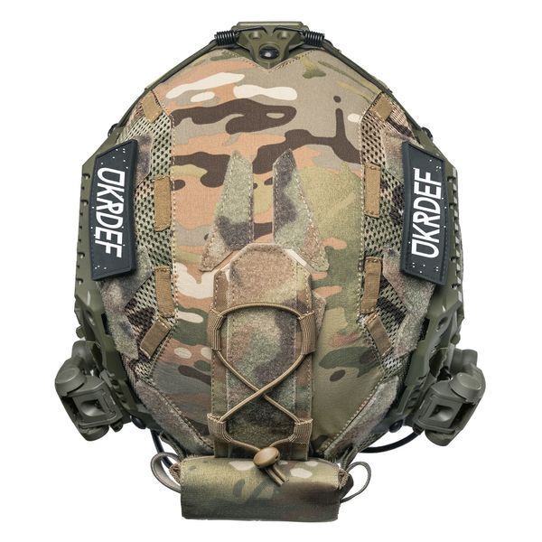 Кевларовый шлем Sestan-Busch Mid Cut с системой Boa и наушниками Earmor M32, цвет Олива, чехол MC, размер M 2229-323M фото