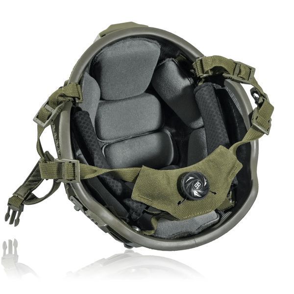 Кевларовый шлем Sestan-Busch Mid Cut с системой Boa и наушниками Earmor M32, цвет Олива, чехол MC, размер M 2229-323M фото