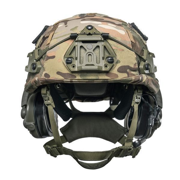 Кевларовый шлем Sestan-Busch Mid Cut с системой Boa и наушниками Earmor M32, цвет Олива, чехол MC, размер M 2229-323M фото