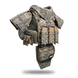 Neptun GEN4 V5 Pixel Body Armor with Level 1 Ballistic Protection, Quick-Release System + 9 Pouches