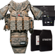Neptun GEN4 V5 Pixel Body Armor with Level 1 Ballistic Protection, Quick-Release System + 9 Pouches