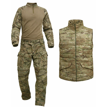 Комплект форми Combat Gen II Убакс + Жилет + Штани з наколінниками - Multicam, розмір 44 CG2V3-44MC фото