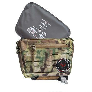 Сумка-напашник Hunting Grounds Cordura 1000D з балістичним пакетом 2 класу, колір мультикам 42752-023 фото