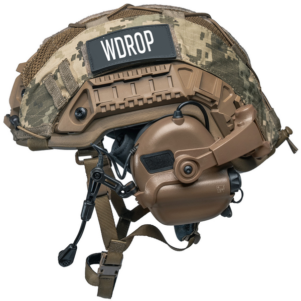 Kevlar Helmet (ARCH NIJ IIIa) with Earmor M32 Headphones
