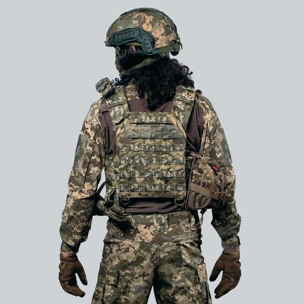 Бронежилет 6 класса "Ghost Gen4 V2" с системой быстрого сброса + 9 подсумков, цвет Пиксель 82150420241903 фото
