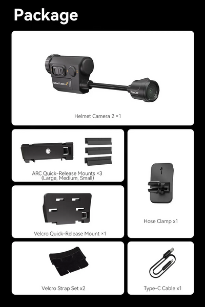 RunCam Action Camera 2 (Full HD, 60 FPS, 3500mAh, up to 8 hours)