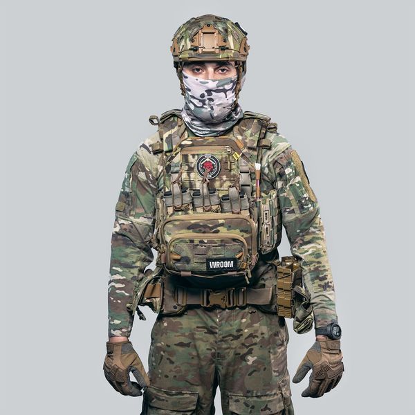 Ghost Performance V1 Plate Carrier with Quick-Release System + 3 Pouches, Level 1 Ballistic Protection