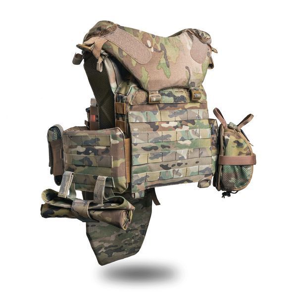 Комплект плитоноска Ghost Gen3 V4+ з РПС з балістичним захистом 2 класу, колір мультикам 340039-0312 фото