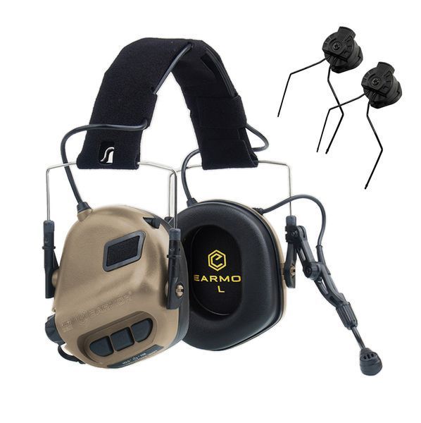 Активные наушники Earmor M32H MOD3 с креплением на шлем 1896663460 фото