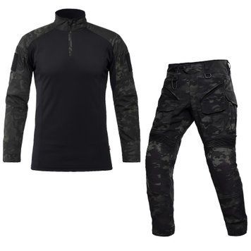 Комплект штурмової форми UATAC Gen 5.6 Black Multicam Original Штани + Убакс, розмір XL 1319XL фото
