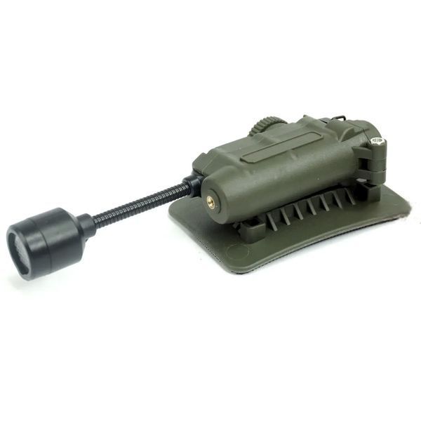 Ліхтарик на каску Sidewinder MPLS 5LED з IFF маяком (свій-чужий) Олива 22061844OL фото
