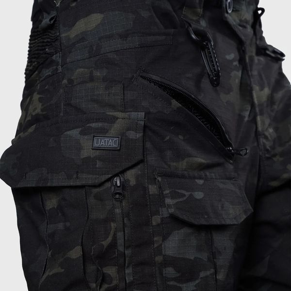 Тактические штаны UATAC Gen 5.6 Black Multicam с наколенниками, размер M 414250M фото