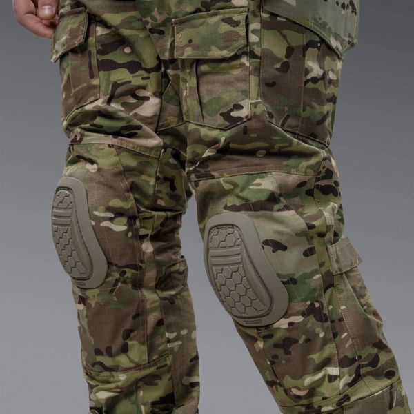 Battlegear tactical pants with kneepads, Color: Multicam, Size: S
