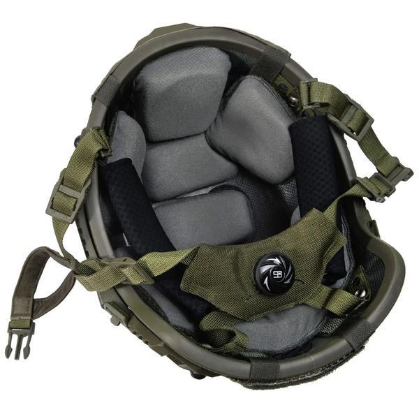 Кевларовий балістичний шолом Sestan-Busch Helmet BK-ACH-HC з системою Boa, колір Оливковий, кавер Мультикам, розмір М 22218M фото