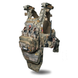 Level 6 Body Armor "Ghost Performance V3 Plus" with Quick-Release System + 10 Pouches, Level 2 Ballistic Protection, Pixel Camo Color
