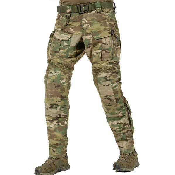 Штурмовые штаны UATAC Gen 5.7 Мультикам MM-25 Twill-Ripstop с наколенниками (Multicam ММ-25), размер XS 1725XS фото