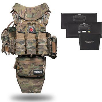 Plate Carrier Neptun GEN4 V4 with Class 1 ballistic protection + 9 pouches
