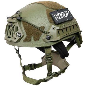 Кевларовий балістичний шолом Sestan-Busch Helmet BK-ACH-HC з системою Boa, колір Оливковий, розмір М 22018M фото