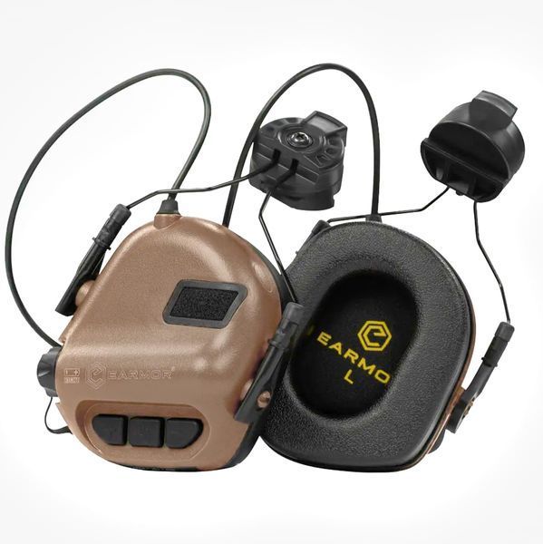 Комплект Шлем FAST PRO 3.0 IIIA с подвеской Team Wendy и Наушниками Earmor M32 PLUS | адаптер М11 цвет Койот | кавер Мультикам 2444-311M фото