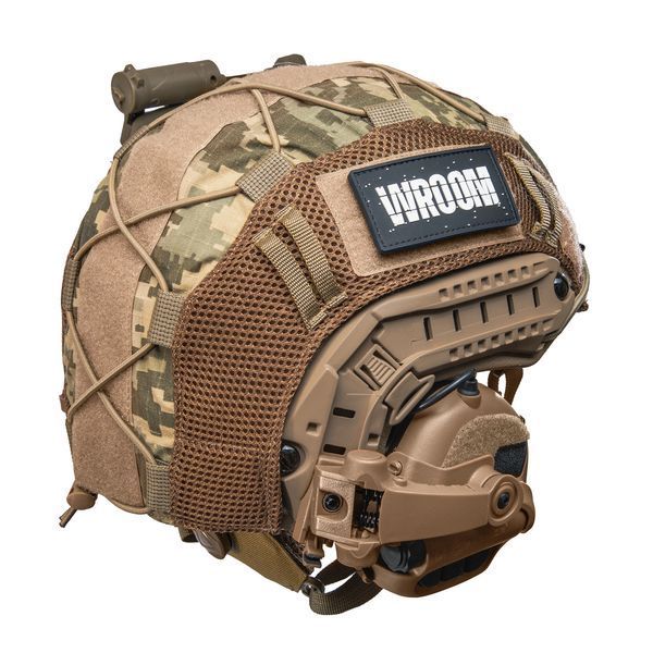 FAST NIJ IIIA Helmet with Team Wendy Suspension and Earmor M32 Headphones and Flashlight