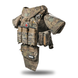 Neptun GEN4 V5 Multicam Body Armor with Level 1 Ballistic Protection, Quick-Release System + 9 Pouches