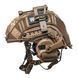 FAST NIJ IIIA Helmet with Team Wendy Suspension and Earmor M32 Headphones and Flashlight