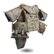 Set: Class 6 Body Armor Ghost Gen3 V5 with Chest Rig and Class 1 Ballistic Protection, Pixel Camo Color