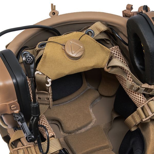 FAST NIJ IIIA Helmet with Team Wendy Suspension and Earmor M32 Headphones and Flashlight