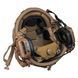FAST NIJ IIIA Helmet with Team Wendy Suspension and Earmor M32 Headphones and Flashlight