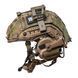 FAST NIJ IIIA Helmet with Team Wendy Suspension and Earmor M32 Headphones and Flashlight