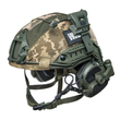 FAST NIJ IIIA Helmet with Team Wendy Suspension and Earmor M32 Headphones and Flashlight