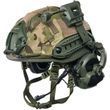 FAST NIJ IIIA Helmet with Team Wendy Suspension and Earmor M32 Headphones and Flashlight
