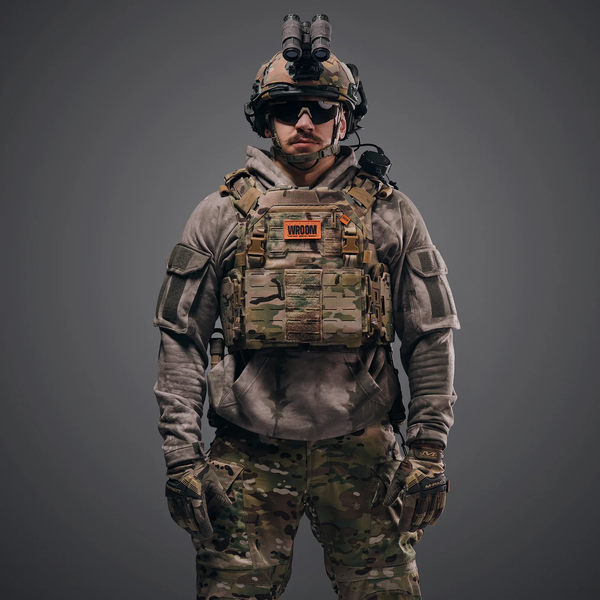 Плитоноска GHOST GEN5 V1 з балістичним захистом 1-го класу з плакардом. Колір Мультикам USA G0G5V1-MCUx фото
