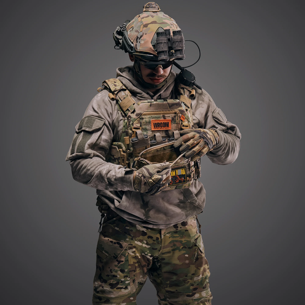 Плитоноска GHOST GEN5 V1 з балістичним захистом 1-го класу з плакардом. Колір Мультикам USA G0G5V1-MCUx фото