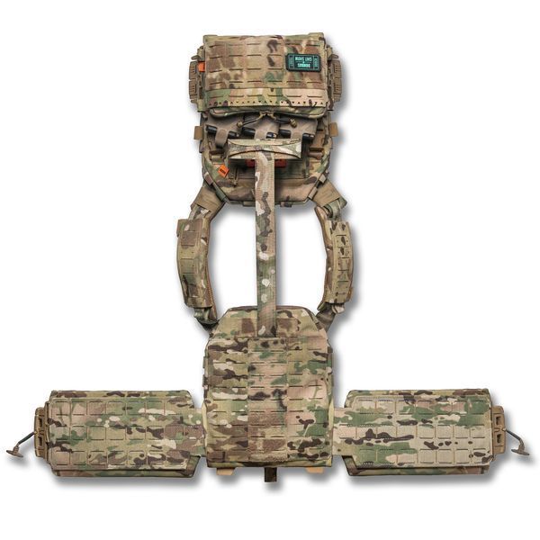 Плитоноска GHOST GEN5 V1 з балістичним захистом 1-го класу з плакардом. Колір Мультикам USA G0G5V1-MCUx фото