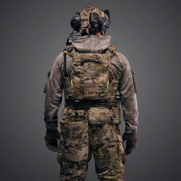 Плитоноска GHOST GEN5 V1 з балістичним захистом 1-го класу з плакардом. Колір Мультикам USA G0G5V1-MCUx фото