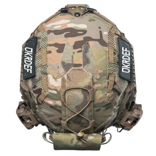 Кевларовый шлем Sestan-Busch Mid Cut с системой Boa и наушниками Earmor M32, цвет Койот, чехол MC, размер M 4229-323M фото