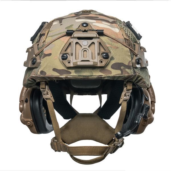 Кевларовый шлем Sestan-Busch Mid Cut с системой Boa и наушниками Earmor M32, цвет Койот, чехол MC, размер M 4229-323M фото