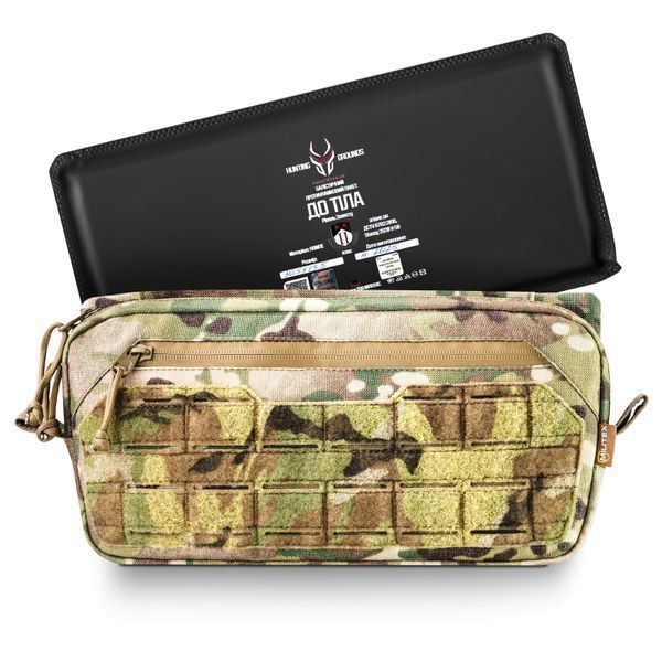 Jugger Modular RX-7 Plate Carrier with Level 6 Armor Plates and Full Fragmentation Protection (Level II) | Maximum Coverage | Cordura&reg; USA NIR | Multicam&reg; | Size M