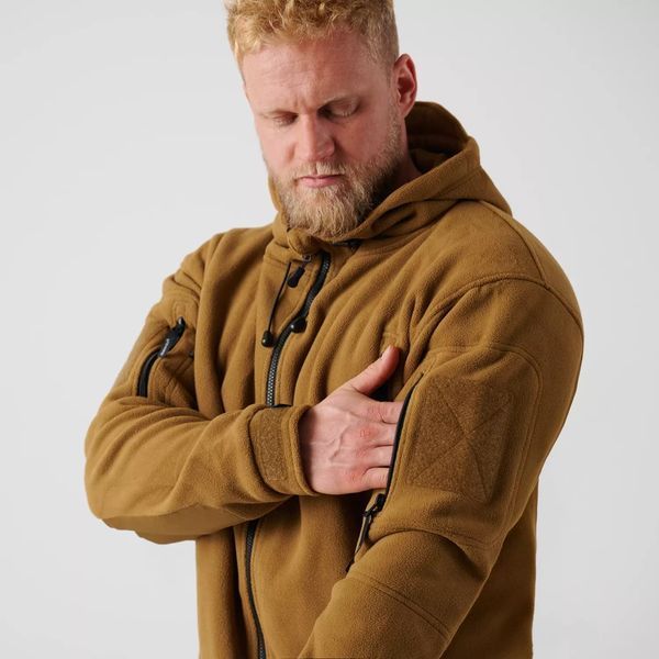 Helikon Patriot Heavy Fleece Jacket &ndash; Coyote, Size XS