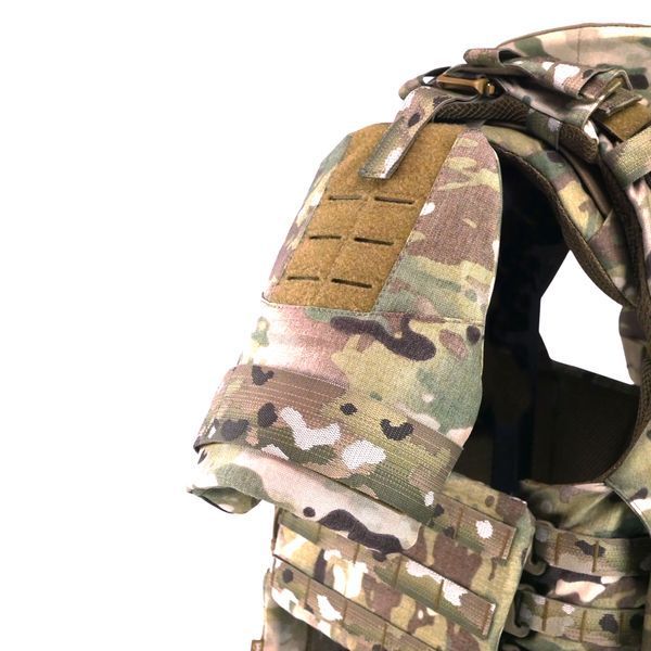 Jugger Modular RX-7 Plate Carrier with Level 6 Armor Plates and Full Fragmentation Protection (Level II) | Maximum Coverage | Cordura&reg; USA NIR | Multicam&reg; | Size M
