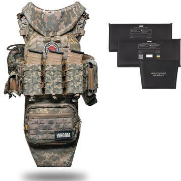 Plate Carrier Neptun GEN4 V4 with Class 1 ballistic protection + 9 pouches