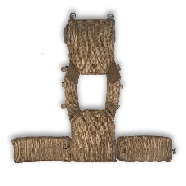Ghost Performance V5 Plus Body Armor (Class 6) with Quick-Release System + 9 Pouches, Level 2 Ballistic Protection, Pixel Camo
